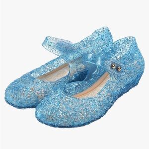 ⭐️5/$25⭐️ Blue Low Heel Jelly Sandals